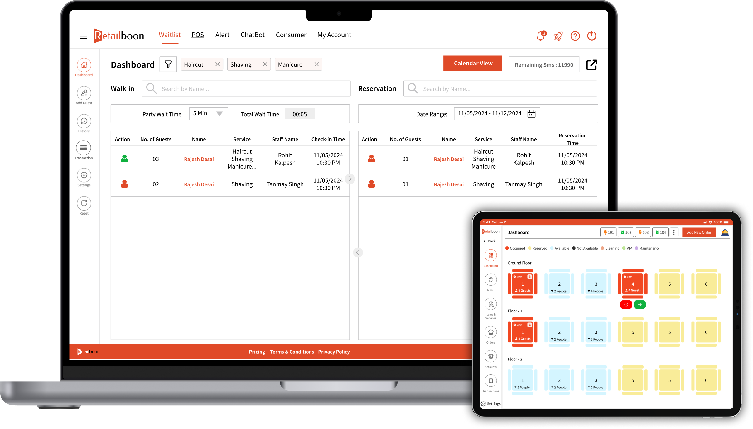 Waitlist Management Dashboard